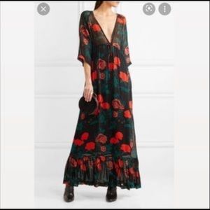 GANNI georgette maxi